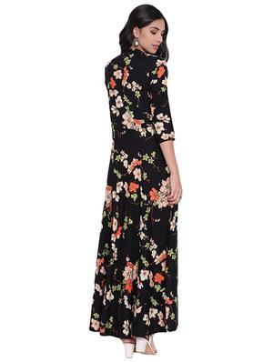 flared floral kurta - 15918229 - Standard Image - 3