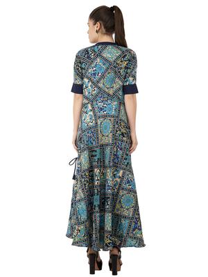 printed flared kurta - 15918419 - Standard Image - 3