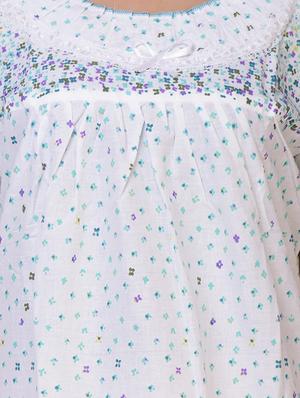 floral bow detail nightwear gown - 15918534 - Standard Image - 4