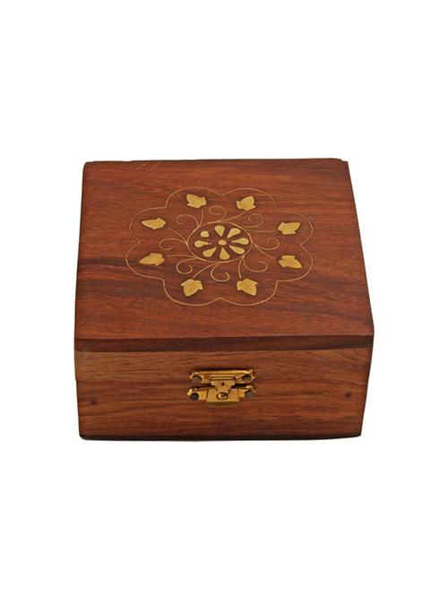 desi karigar wooden jewellery box - 15918850 - Standard Image - 1