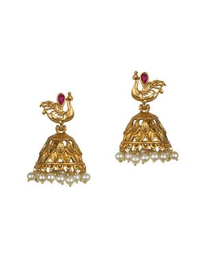 gold brass long necklace - 15918907 - Standard Image - 3