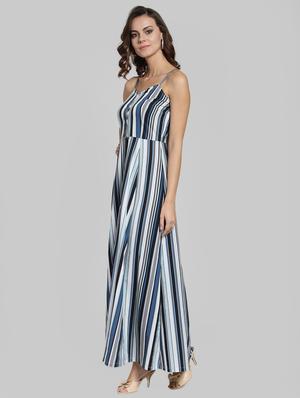 striped button up maxi dress - 15919028 - Standard Image - 2
