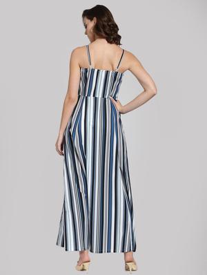 striped button up maxi dress - 15919028 - Standard Image - 3