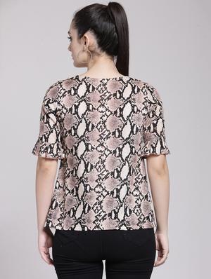 snake print button up top - 15919107 - Standard Image - 3