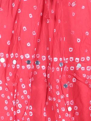 bandhani printed embellished a-line skirt - 15919184 - Standard Image - 5