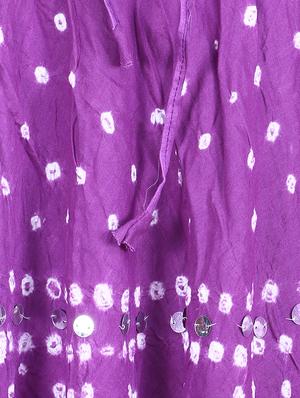 bandhani printed embellished a-line skirt - 15919185 - Standard Image - 5
