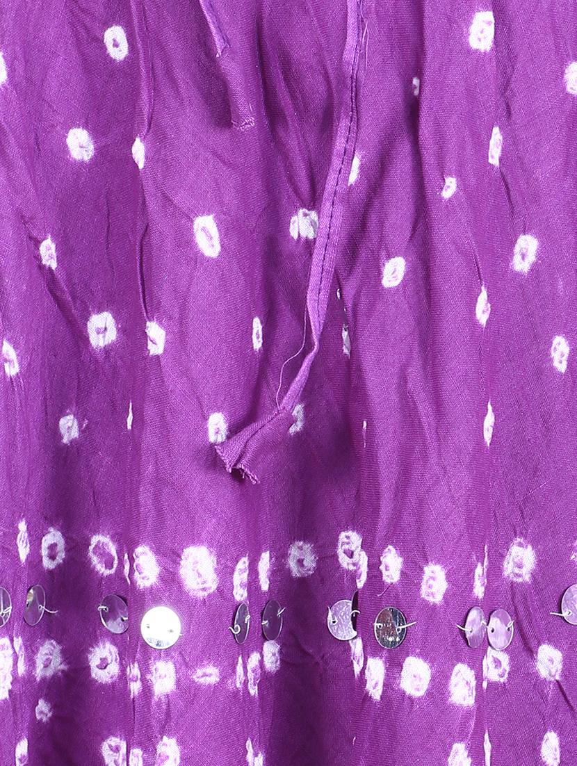 bandhani printed embellished a-line skirt - 15919185 - Zoom Image - 5