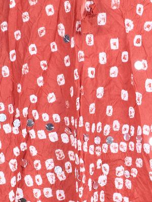 bandhani printed embellished a-line skirt - 15919192 - Standard Image - 5