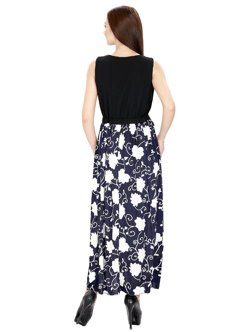 floral flared maxi dress - 15919245 - Zoom Image - 3