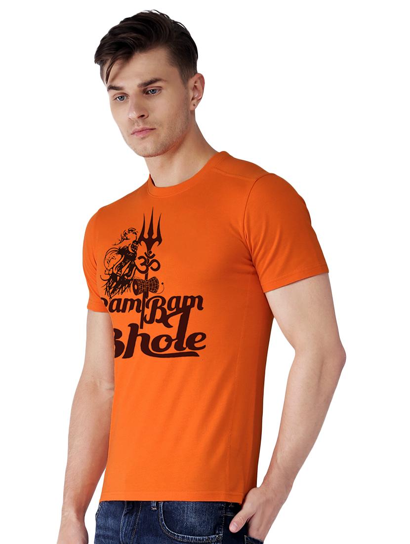orange typographic tshirt - 15919395 - Zoom Image - 2