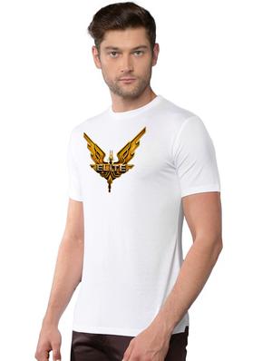 white chest print t-shirt - 15919407 - Standard Image - 2