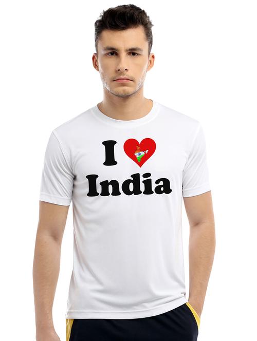 white typographic t-shirt - 15919413 - Standard Image - 1