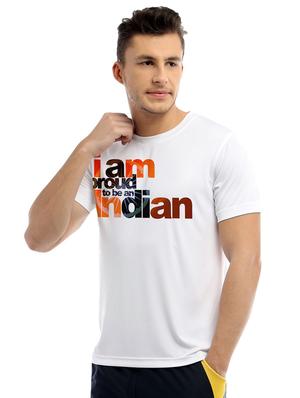white typographic t-shirt - 15919414 - Standard Image - 2