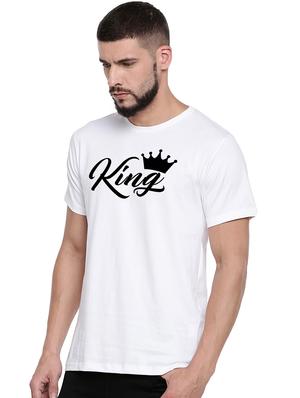 white typographic t-shirt - 15919423 - Standard Image - 2