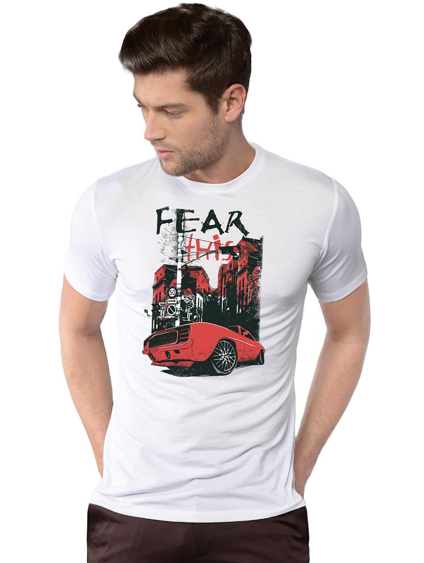 white chest print tshirt - 15919427 - Zoom Image - 1