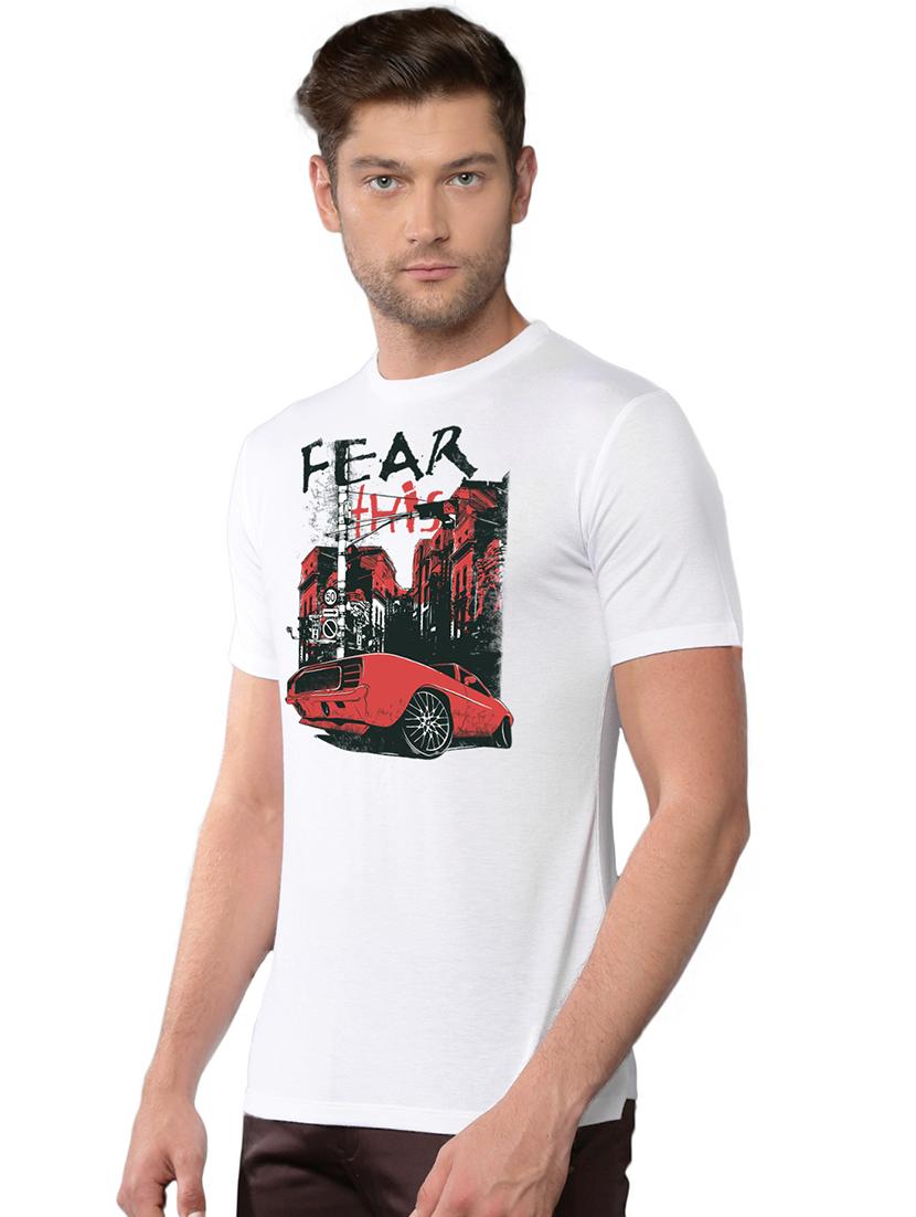white chest print tshirt - 15919427 - Zoom Image - 2