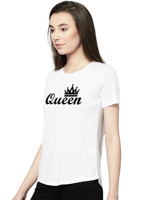 graphic print round neck tee - 15919439 - Standard Image - 2