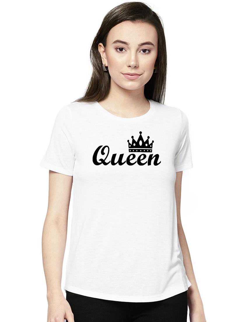 graphic print round neck tee - 15919439 - Zoom Image - 1