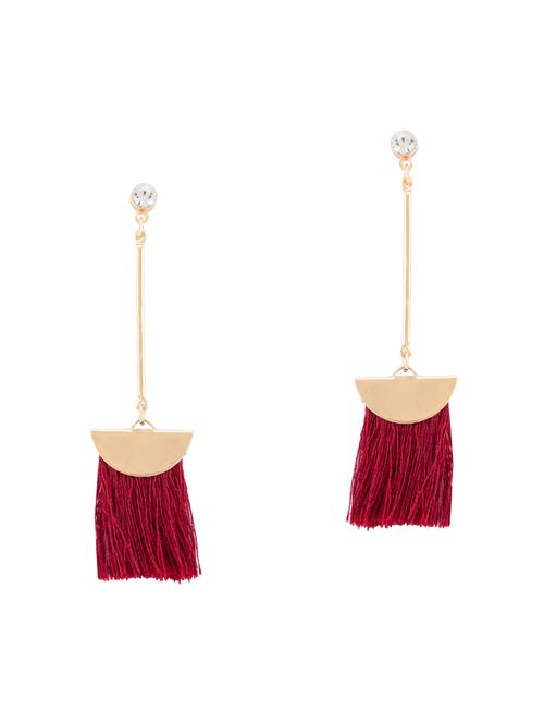 red brass chandellier earring - 15919440 - Very Small Image - 1