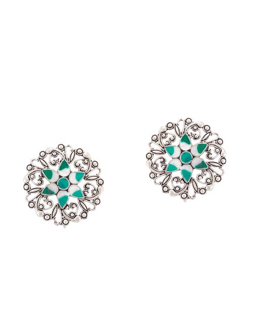 multi colored metal studs earring - 15919445 - Standard Image - 1