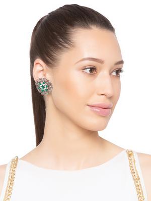 multi colored metal studs earring - 15919445 - Standard Image - 3