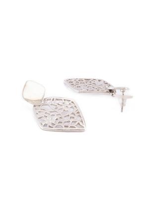 silver metal chandellier earring - 15919449 - Standard Image - 2