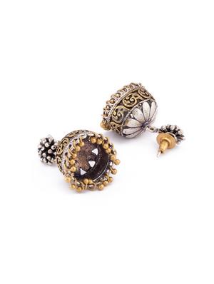 multi colored brass jhumka earring - 15919457 - Standard Image - 2