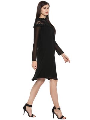embellished lace a-line dress - 15919498 - Standard Image - 2