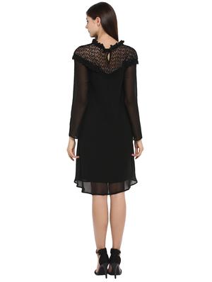 embellished lace a-line dress - 15919498 - Standard Image - 3