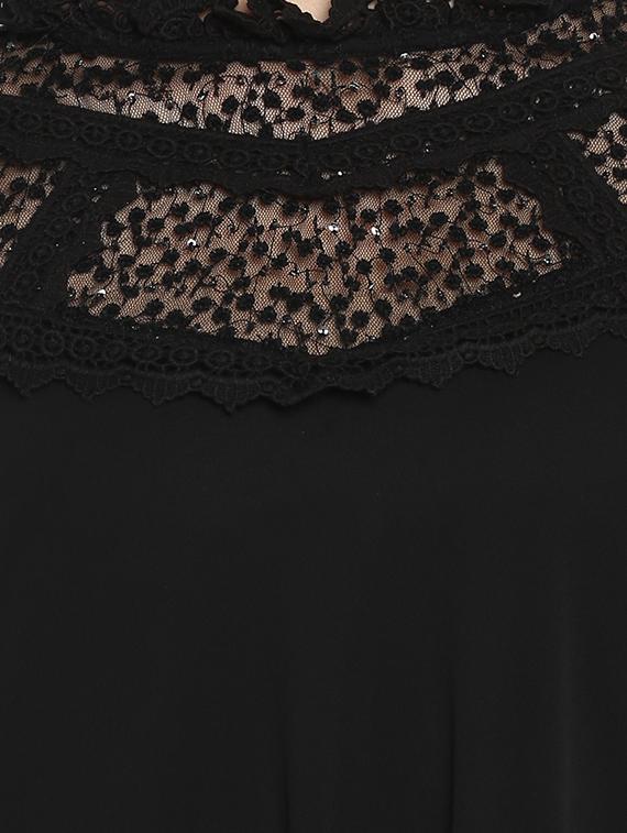 embellished lace a-line dress - 15919498 - Zoom Image - 4