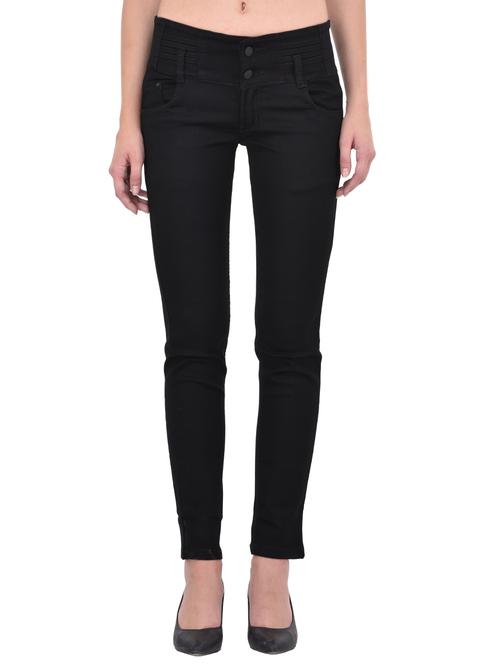 button detail slim fit jeans - 15919669 - Standard Image - 1