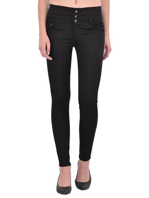 button detail slim fit jeans - 15919670 - Standard Image - 1
