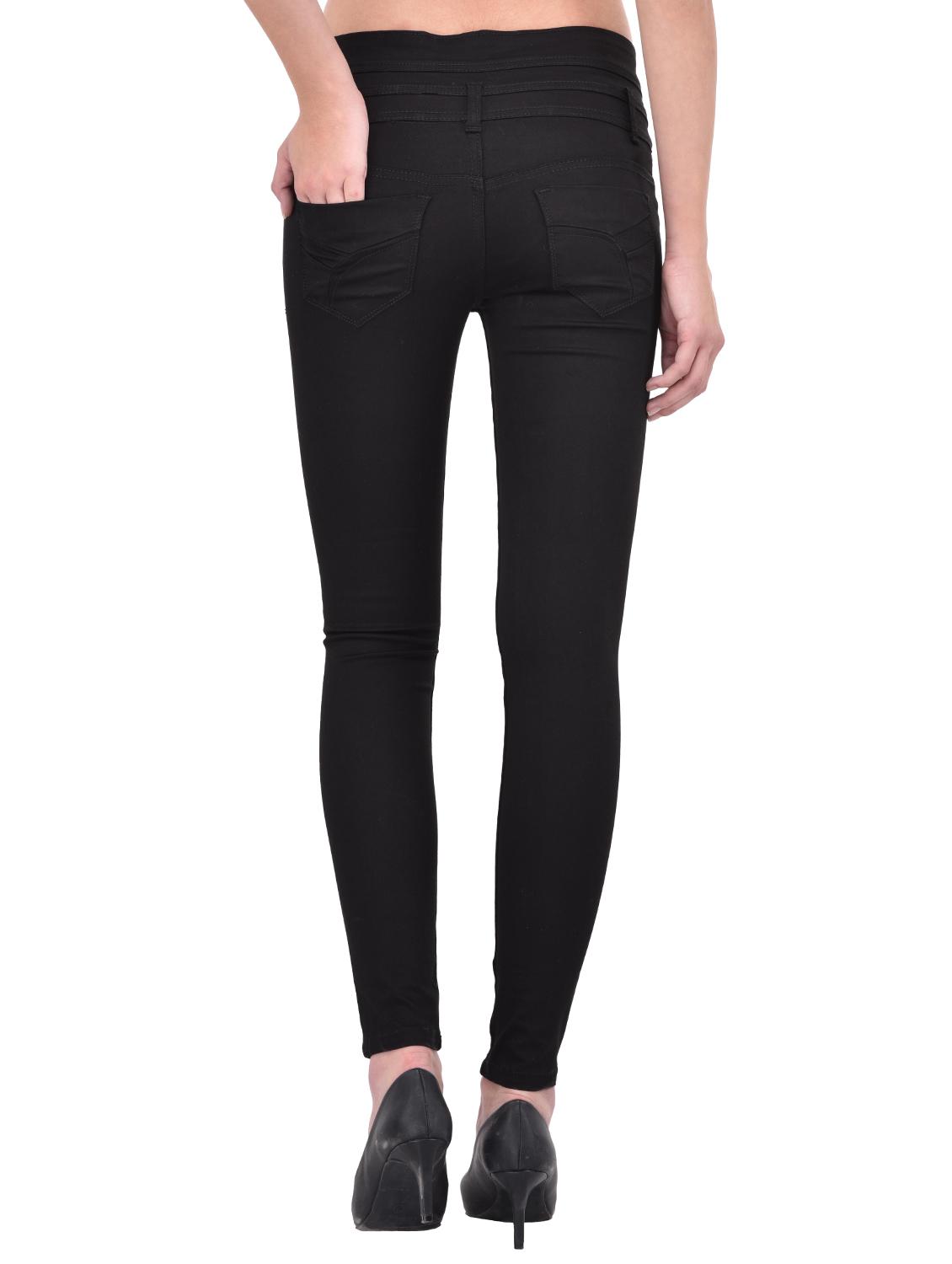 button detail slim fit jeans - 15919670 - Zoom Image - 3