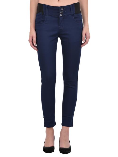 button detail slim fit jeans - 15919671 - Standard Image - 1
