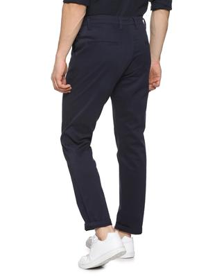 dark blue cotton chinos - 15919673 - Standard Image - 3