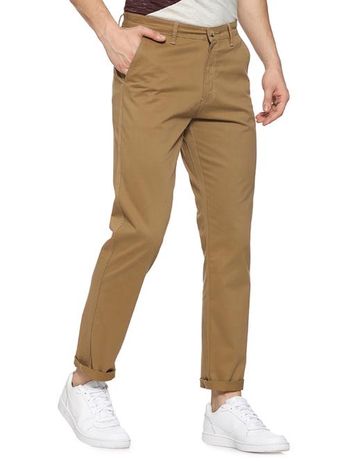 beige cotton chinos - 15919675 - Standard Image - 1