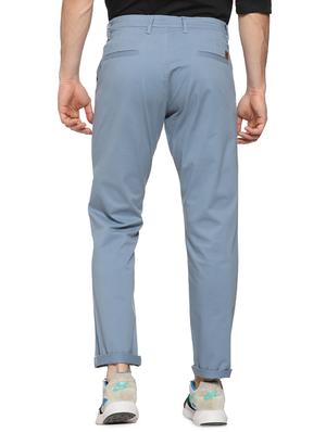 light blue cotton chinos - 15919676 - Standard Image - 2