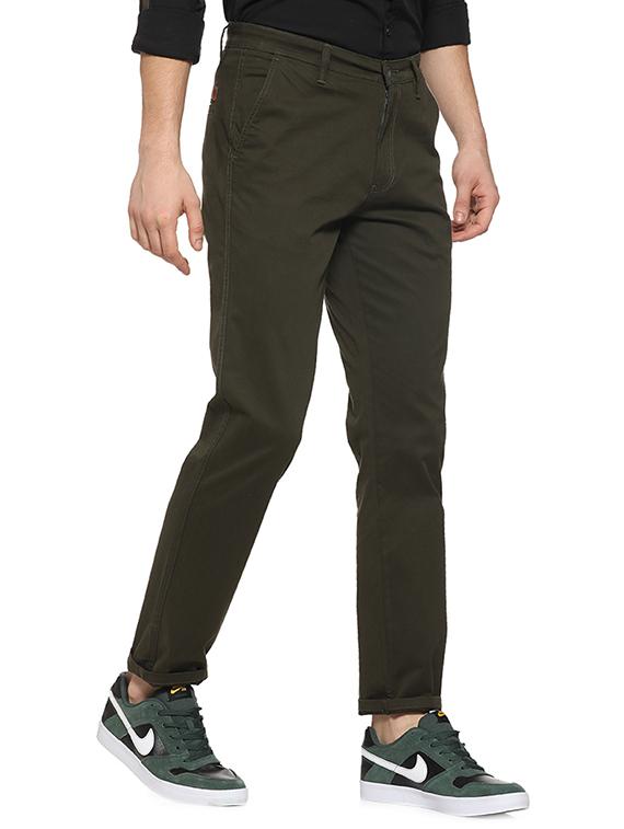 green cotton chinos - 15919677 - Zoom Image - 1