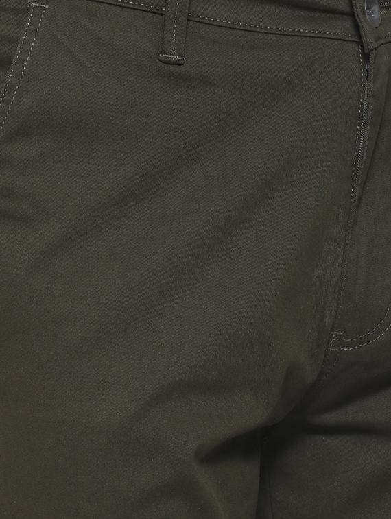 green cotton chinos - 15919677 - Zoom Image - 3