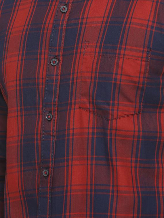 red checkered casual shirt - 15919679 - Zoom Image - 4
