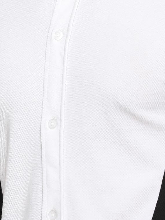 black cotton color block shirt - 15919682 - Zoom Image - 4