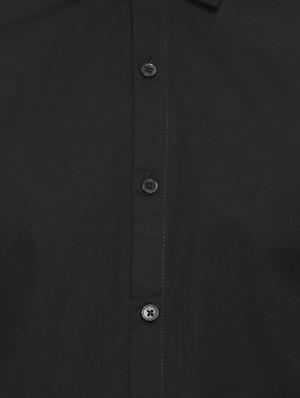 black color block casual shirt - 15919684 - Standard Image - 4