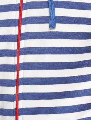 blue striped hooded sweatshirt - 15919687 - Standard Image - 4