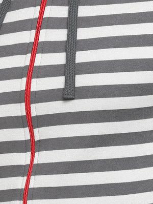 grey striped sweatshirt - 15919688 - Standard Image - 4