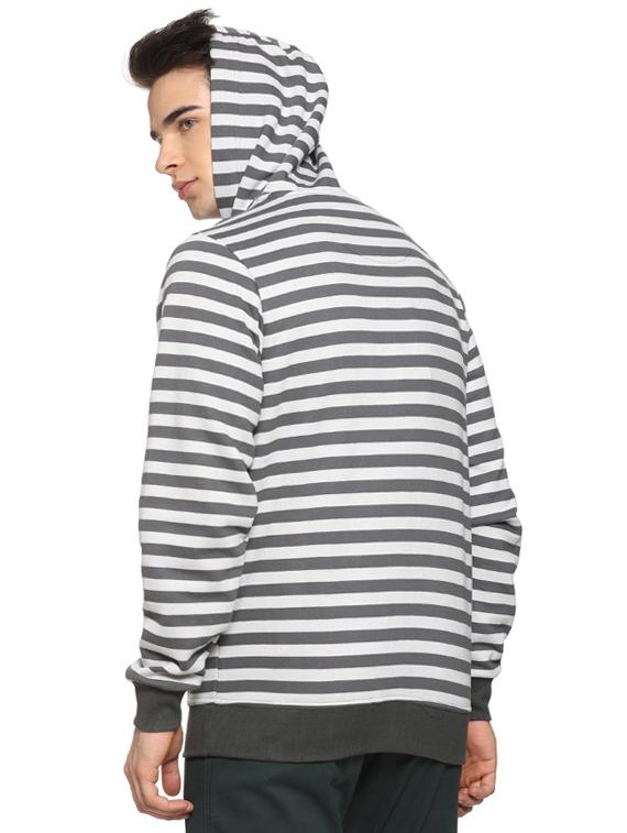 grey striped sweatshirt - 15919688 - Zoom Image - 3