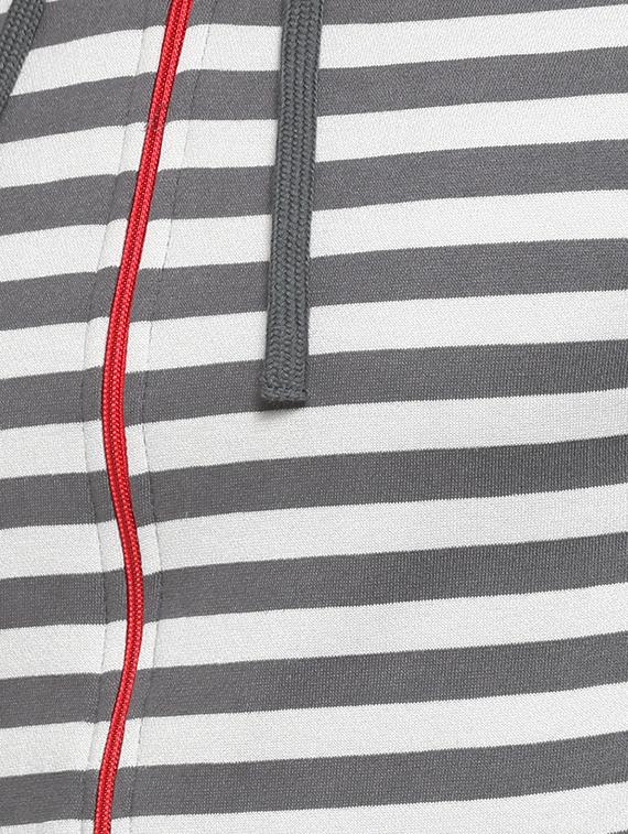 grey striped sweatshirt - 15919688 - Zoom Image - 4