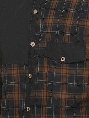 black checkered casual shirt - 15919699 - Standard Image - 4
