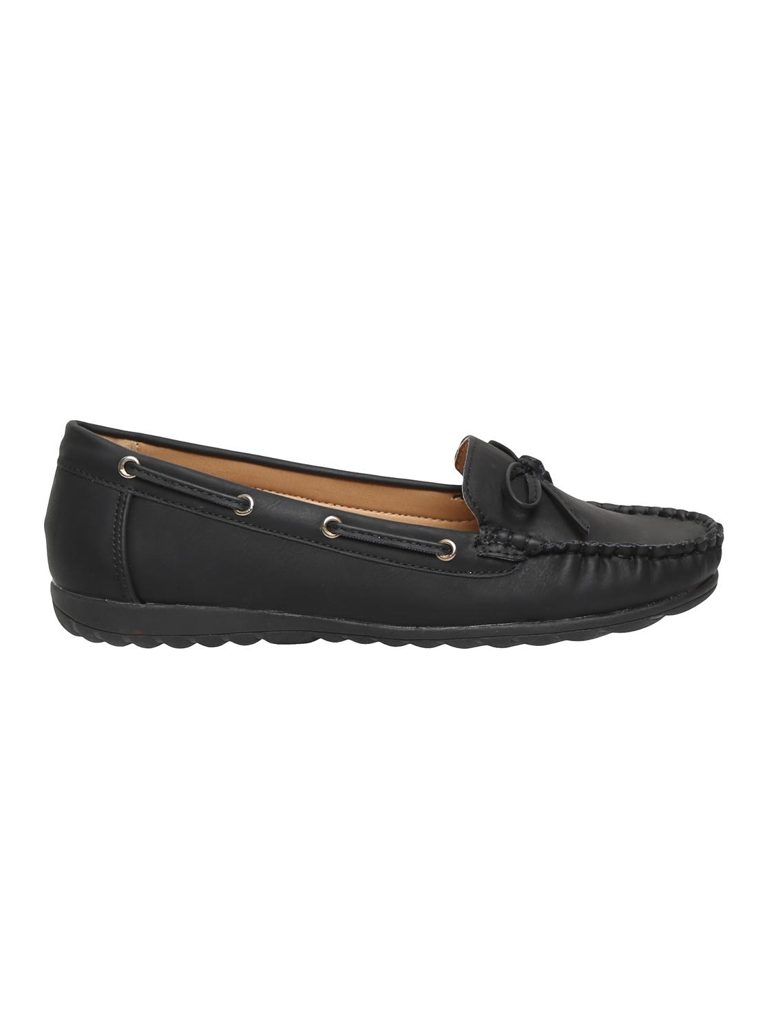 black slip on loafers - 15919821 - Zoom Image - 2