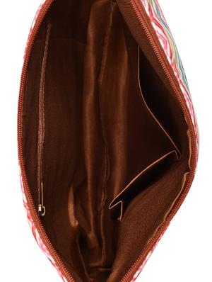 multi colored canvas printed sling bag - 15920748 - Standard Image - 3
