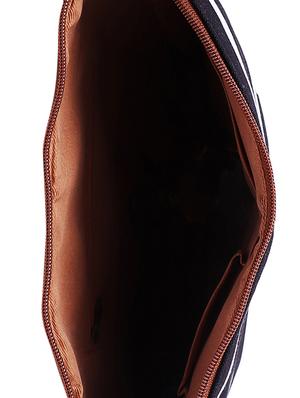 black canvas printed sling bag - 15920752 - Standard Image - 3